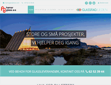 Tablet Screenshot of hamarglass.no